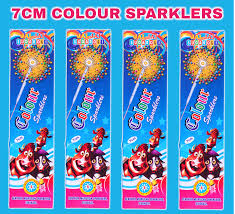 7 CM COLOUR SPARKLERS